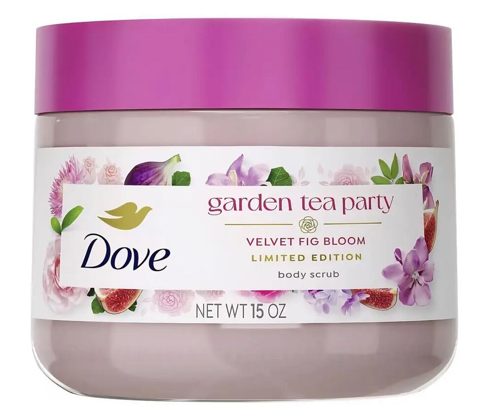 DOVE LIMITED EDITION | GARDEN TEA PARTY | BODY SCRUB  15OZ.